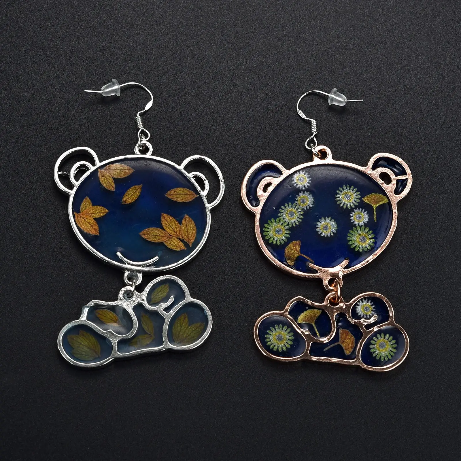 300 Pieces/Set DIY Earrings Inlaid 925 Silver-Plated Gold Earrings