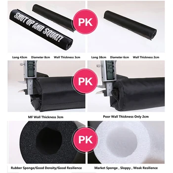 ROEGADYN Barbell Shoulder Cover Squat thickened long barbell mat Neck guard Fitness sports protective gear 3
