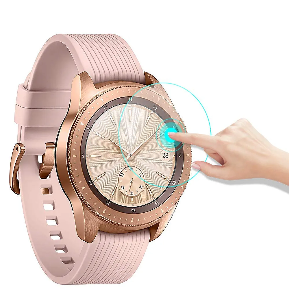 Protector de pantalla para reloj inteligente Samsung Gear S3 Frontier/S2/Sport, película de reloj inteligente 3 42 46mm Active2, 46mm/42mm/Active 2