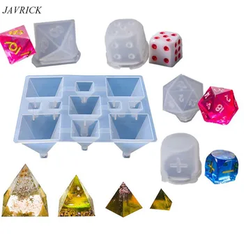 

Cone Round Jewelry Making Tools Dice Mold Dice Digital Game Silicone Mould