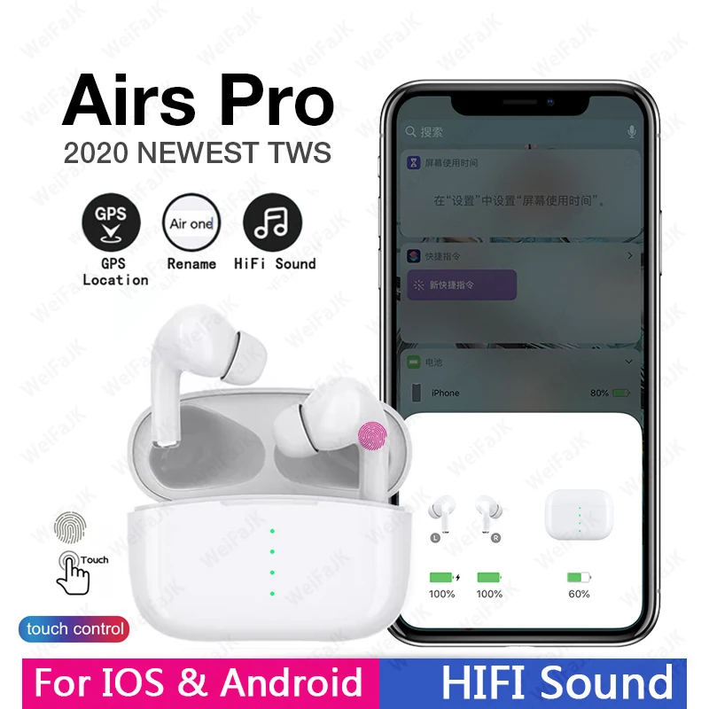 Air Pro 3 TWS Wireless Headphones Bluetooth Earphone In Ear Earbuds Sports Handsfree Headset For Apple iPhone Android Smartphone