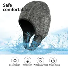 Шапка для плавания 3 мм, Неопреновая шапка для дайвинга, профессиональная ткань Uniex NCR, зимние водонепроницаемые гидрокостюмы, накидка на голову, шлем, купальник