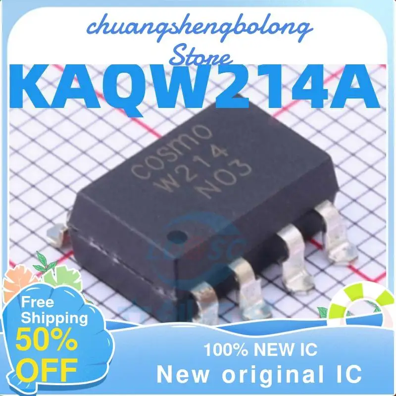 

5 шт. KAQW214 KAQW214A W214 AQW214A SOP8 новый оригинальный IC