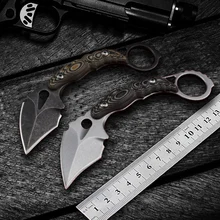 Для повседневного использования, Ножи Karambit CS GO ножи DC53 Сталь фиксированной Балде охотничьи Ножи тактическое приспособление для sharp Отдых на природе для ежедневного использования, инструменты для выживания, подарок к оболочка