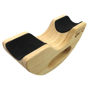 

Practical Semicircular Guitar Neck Rest for 32Inch-41Inch Acoustic Guitar Semicircular Design Firmly Fixing the Neck