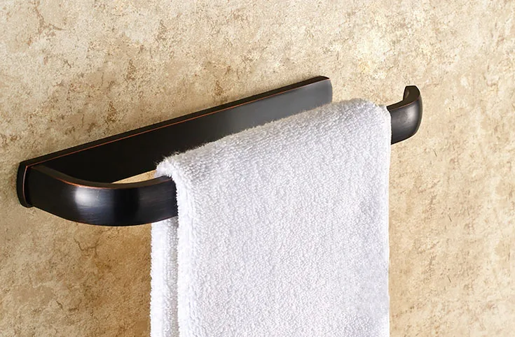 Черный Масляный Бронзовый квадратный набор аксессуаров для ванной комнаты, оборудование для ванной, полотенце, мыльница, держатель для туалетной бумаги, крючок для халата mm016