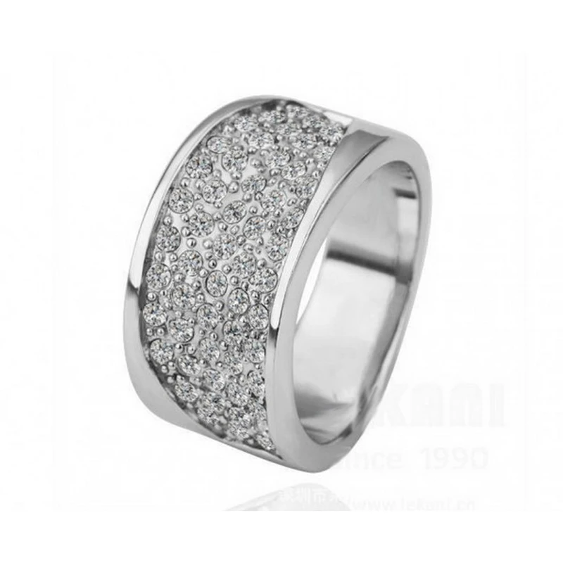 Austrian Crystal Silverplated Ring For Women Rings AliExpress