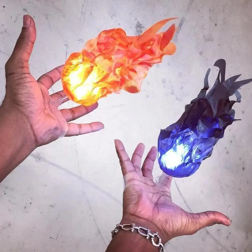 Decoração de Casa Halloween Luminosa Flutuante Fireball Requintado Ornamentos Criativos Cosplay Wildfire Adereços Decoração 8 Brincadeiras e piadas