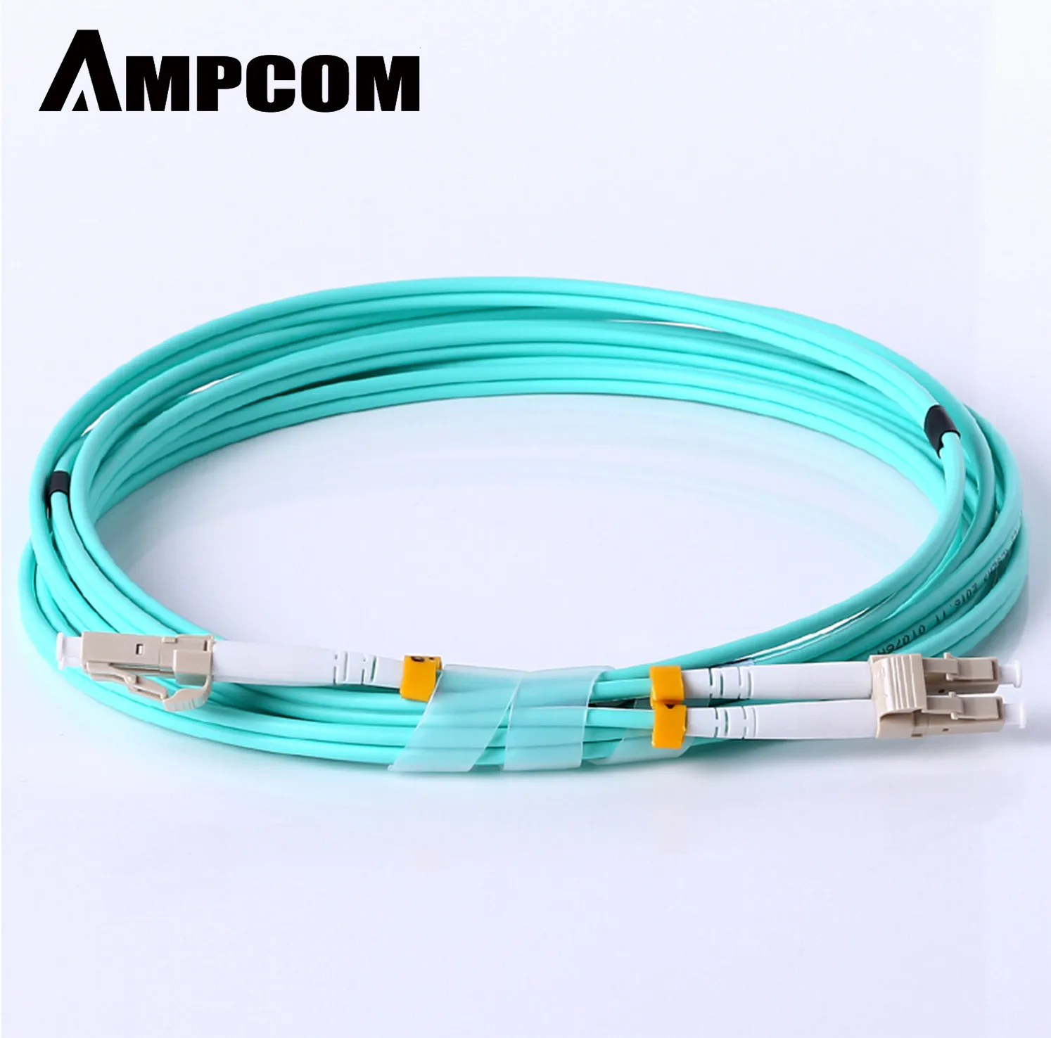 Волоконный соединительный кабель, AMPCOM 10G гигабитные волоконно-оптические кабели с LC в LC многомодовый OM3 дуплексный 50/125 LSZH Волоконный соединительный кабель, AMPCOM 10G гигабитные волоконно-оптические кабели с LC в LC многомодовый OM3 дуплексный 50/125 LSZH