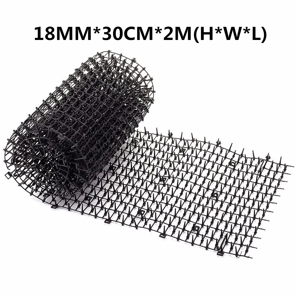 Садовые коврики для кошек против котов, отпугивающий коврик для собак, полоски для колючек, защищают кошек от безопасности, пластиковые колючки, сети для домашних животных от поставщиков - Цвет: M
