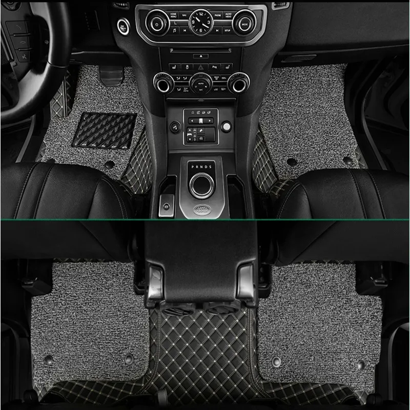

Best quality mats! Custom special car floor mats for Toyota Land Cruiser 100 5 seats 2007-1998 durable two layers car carpets