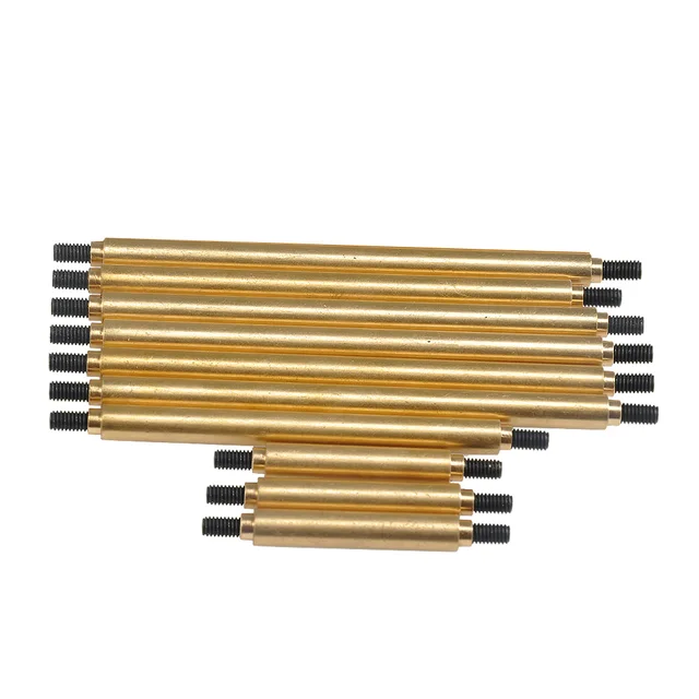 AXSPEED 10pcs Brass Steering Links Suspension Linkage Kit for Traxxas TRX-4 1/10 RC Crawler Car Upgrade Parts