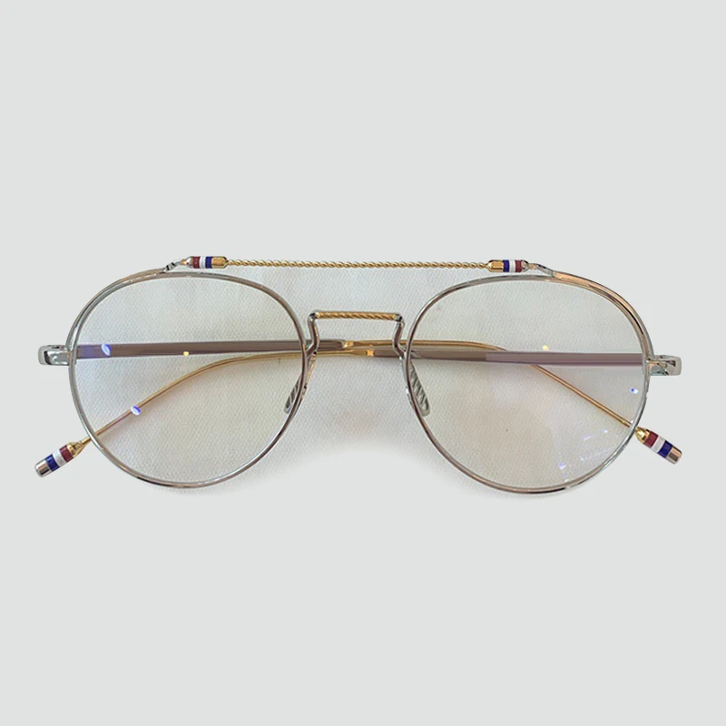 No2 Eyeglasses Ретро круглая металлическая оправа Очки для близорукости Высокое качество компьютерные очки оправа для женщин - Цвет оправы: No2 Eyeglasses