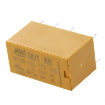 

10 Pcs DC 12V Coil DPDT 8 Pin PCB General Purpose Power Relay HK19F