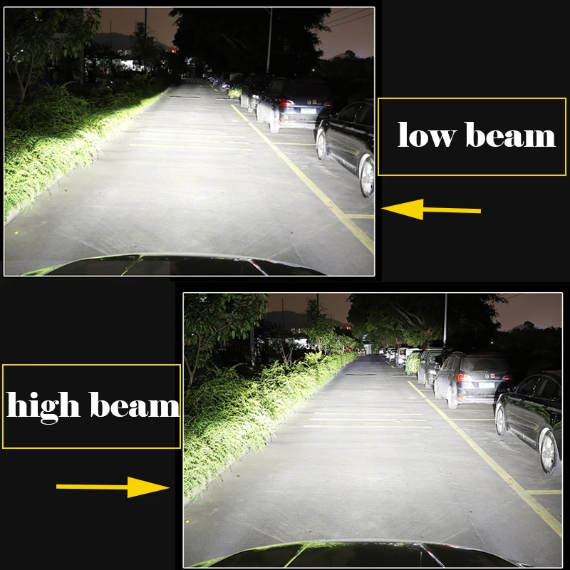 High Low Beam, Farol LED Car para