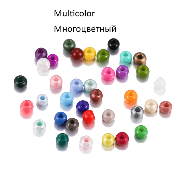 Charm Glass beads Czech Glass Seed Beads Small Round Loose Bead For DIY Jewelry Making Earrings Bracelet