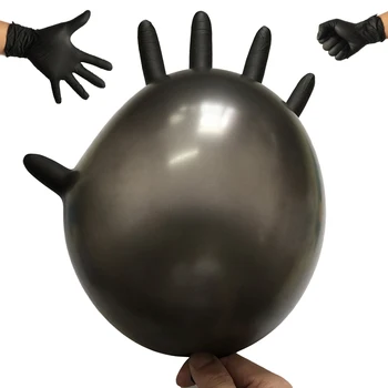 

10pcs Black Disposable Gloves Medical Tattoo Cleaning Supplies Household Tattoo Accessories Permanent Tattoo hand tools