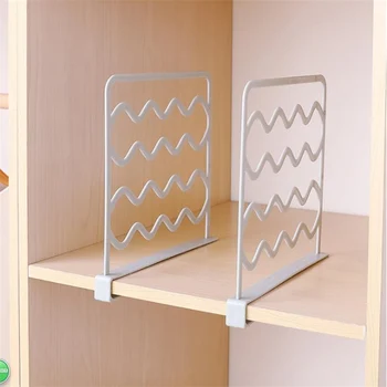 

Closet Shelf Dividers Wardrobe Partition Shelves Clothes Storage Organizer Divider YE-Hot