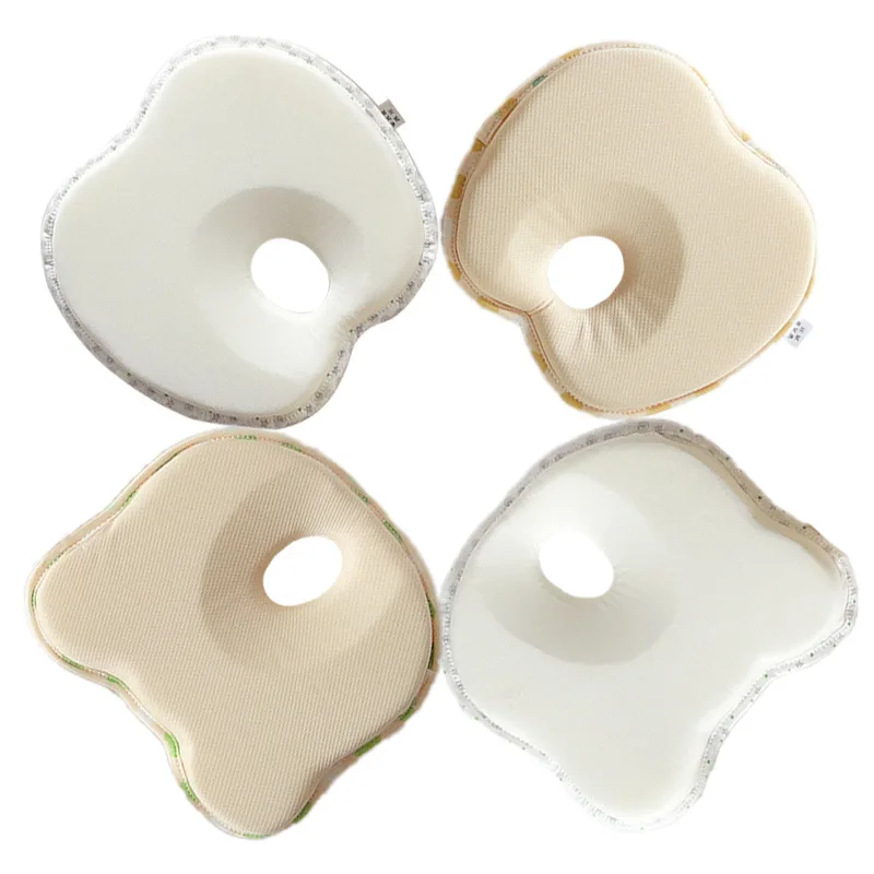 

2019 Hot Infant Anti Roll Pillow Shape Toddler Sleeping Positioner Cushion Flat Head Protect Newborn Baby Bedding