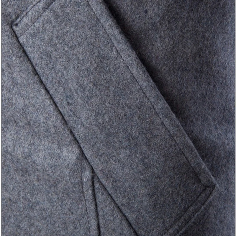 3XL Мужская Осенняя зимняя теплая шерстяная Мужская модная повседневная шерстяная куртка пальто двубортная верхняя одежда пальто для мужчин размера плюс