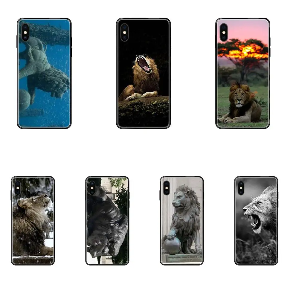 Для Huawei Honor Mate Play V10 View 10 20 20X 30 Lite Pro Y3 Y5 Y9 Nova 3 3i тонкие удивительные скульптуры льва |
