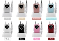 Portable Desktop Cordless Nail Drill Machine 35000RPM Rechargable Wireless Manicure Electric Nail File Drill Nail Filing Heart 2