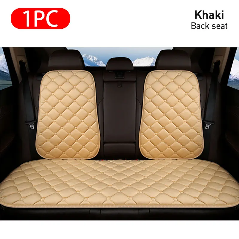AFFA Silk Velvet Car Front Rear Seat Protective Cover Set Mat Decor Universal 