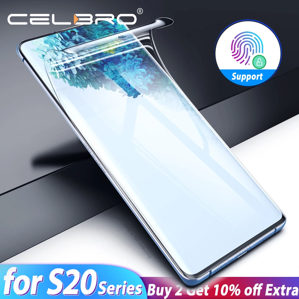 Защитная пленка для экрана Samsung Galaxy S20 + Note 10 S10 Plus мягкая Гидрогелевая S10e не