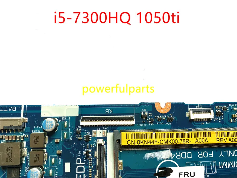 cheap pc motherboard 100% working FOR DELL VOSTRO 7570 7577 laptop motherboard i5-7300HQ CPU + 1050ti graphic 0KN44F CN-0KN44F CKA50 CKF50 LA-E991P best pc motherboard for music production