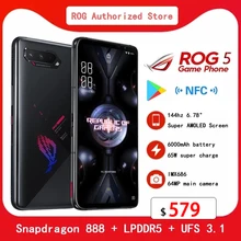 Origianl Asus ROG Phone 5 / Pro 5G 6.78" 16GB 512GB Snapdragon888 Android11 6000mAh Fast charging 65W OTA NFC ROG5 Gaming Phone