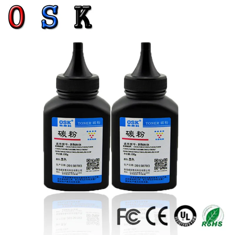 OSK Compatible200g refill toner powder Q2612A 2612a 2612 12A Q2612 cartridge for hp laserjet 1010/1020/1015/1012/3015/ | Компьютеры и