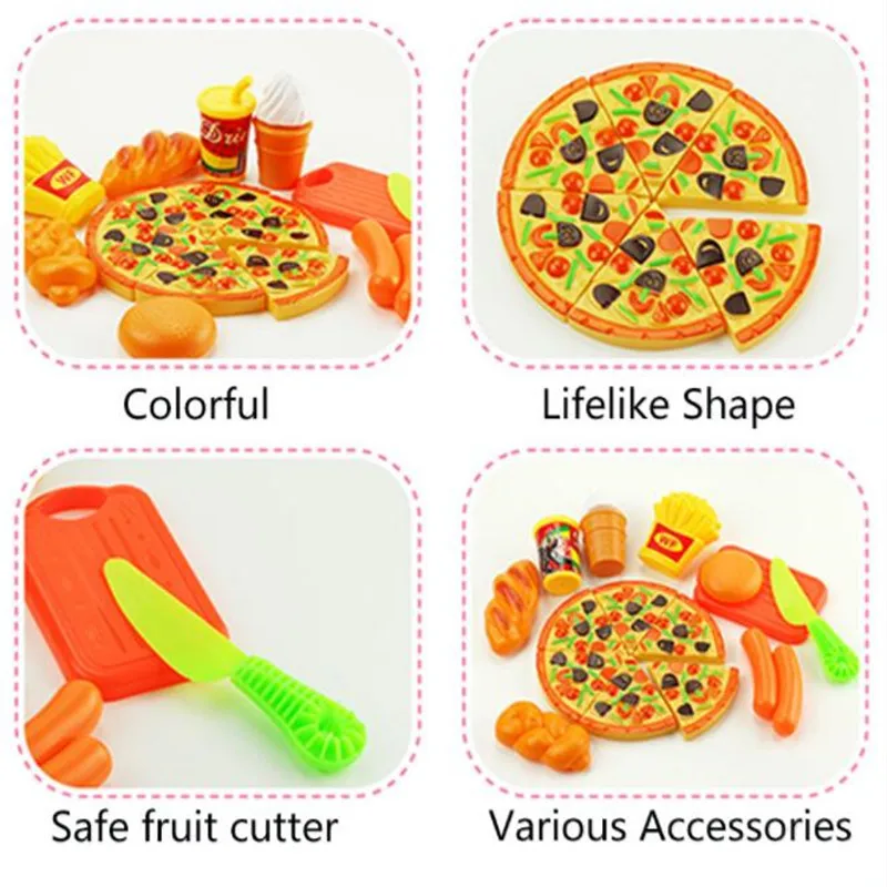 15 шт. новые сумки для готовки гамбургеров счастливая кухня Cookin Дети DIY игрушка ручной работы игрушечный миксер игрушки детская палатка кухонный набор игрушек