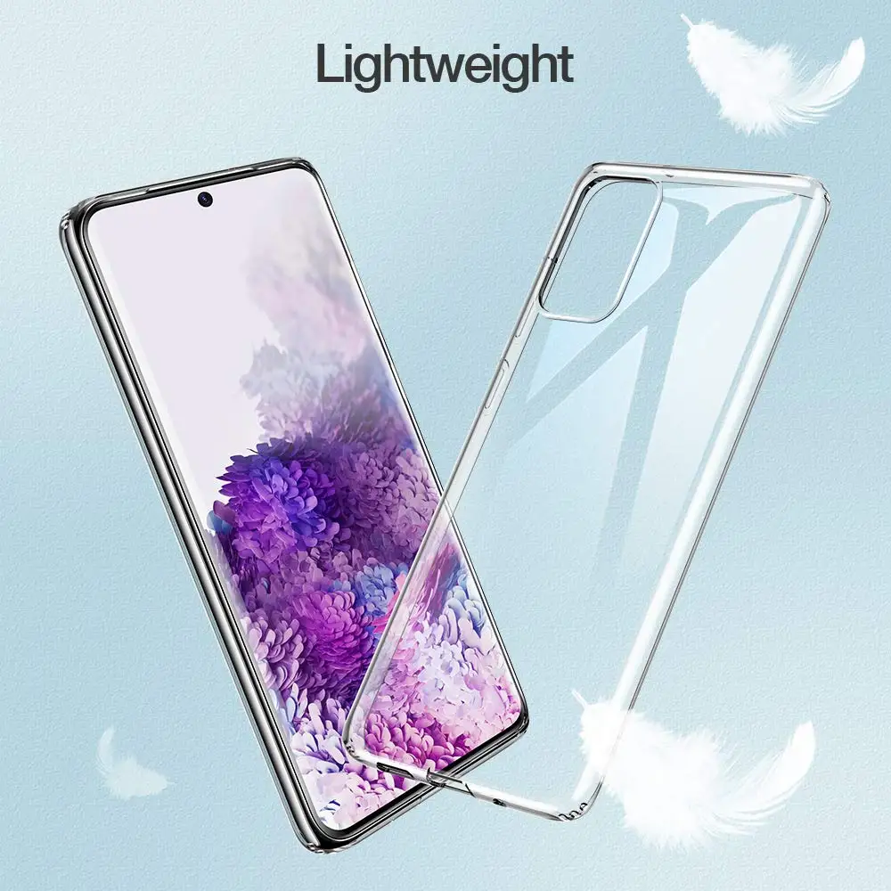 Transparent Silicone Phone Case for Samsung Galaxy S20 S21 FE Plus Ultra S20FE S21FE S21Plus S21Ultra 5G Soft Clear Back Cover