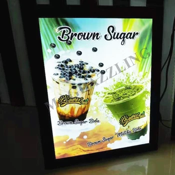 

5PCS X A1 (594mmx841mm) Magnet Aluminum Frame LED Illuminated Menu Boards,Restaurant Menu Display Light Boxes A1