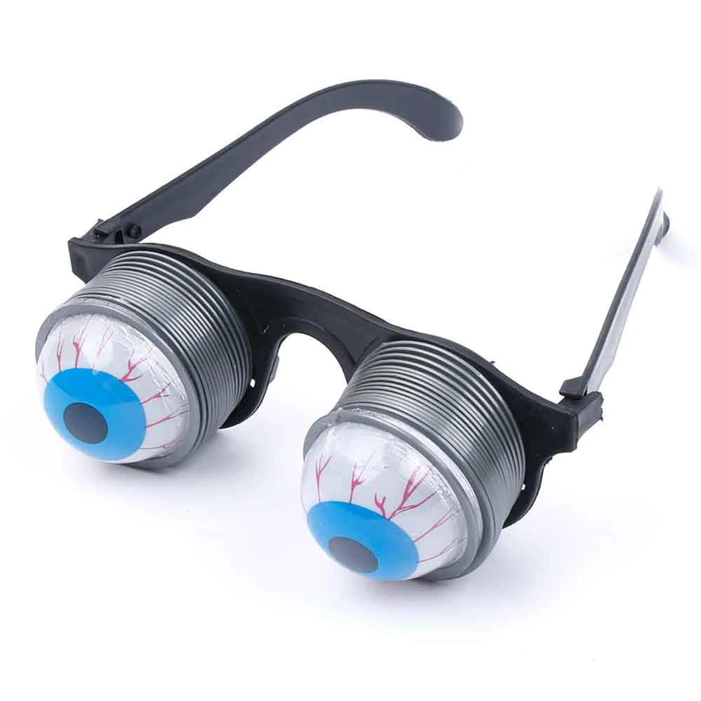 Horror Eye Ball Pop Out Glasses Spring Eyeball Eyeglasses Party Joke Shock Toy Costumes Mask Decorations Unisex #20 | Игрушки и хобби
