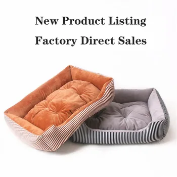 

Pet Dogs Beds Soft Breathable Comfortable Cat Kennel Bed For Be Applicable Small Medium Large Bench Dog Waterproof At The Bottom