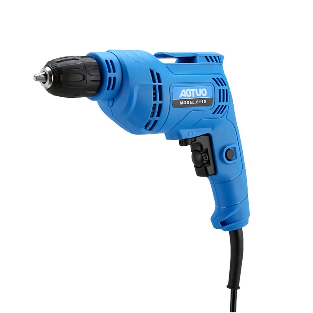 

710W Electric Handheld Screwdriver Drill Self-lock Chuck/Metal Chuck Electric Drilling Machine Mini Hand Drill Power Tool