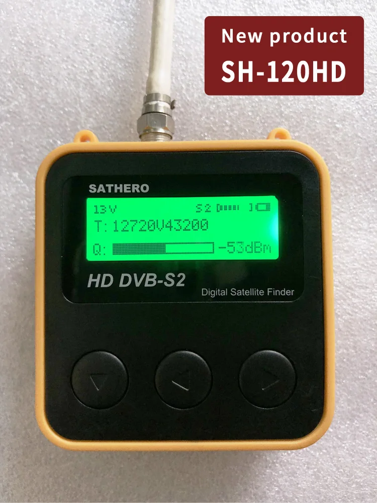 Sathero SH-120HD DVB-S2 высокой четкости цифровой спутниковый искатель портативный satelite Finder метров спутниковые программы