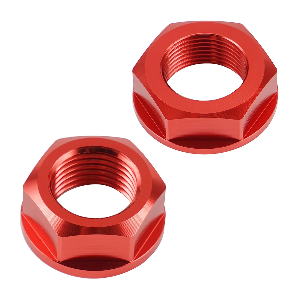 For Honda CRF 250R 450R 250RX 450RX 250X 450X 450L CRF50R  Front M16 Rear M22 Wheel Axle Nut Screw Motorcycle Accessories