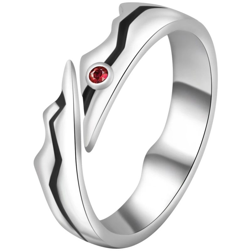 

Bungo Stray Dogs Akutagawa Ryuunosuke Anime 925 Sterling Silver ring Cosplay Props Halloween Birthday Cartoon Jewelry ring Gift