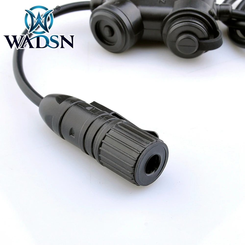 WADSN Airsoft тактическая гарнитура кнопка PTT Silynx Кларус Ptt KEN Midland Радио адаптер Аксессуары для наушников