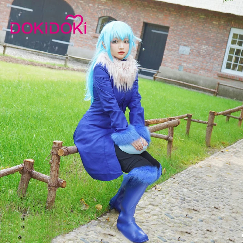 

DokiDoki Anime Cosplay That Time I Got Reincarnated as a Slime Rimuru Tempest Cosplay Costume Men Blue Costume Halloween