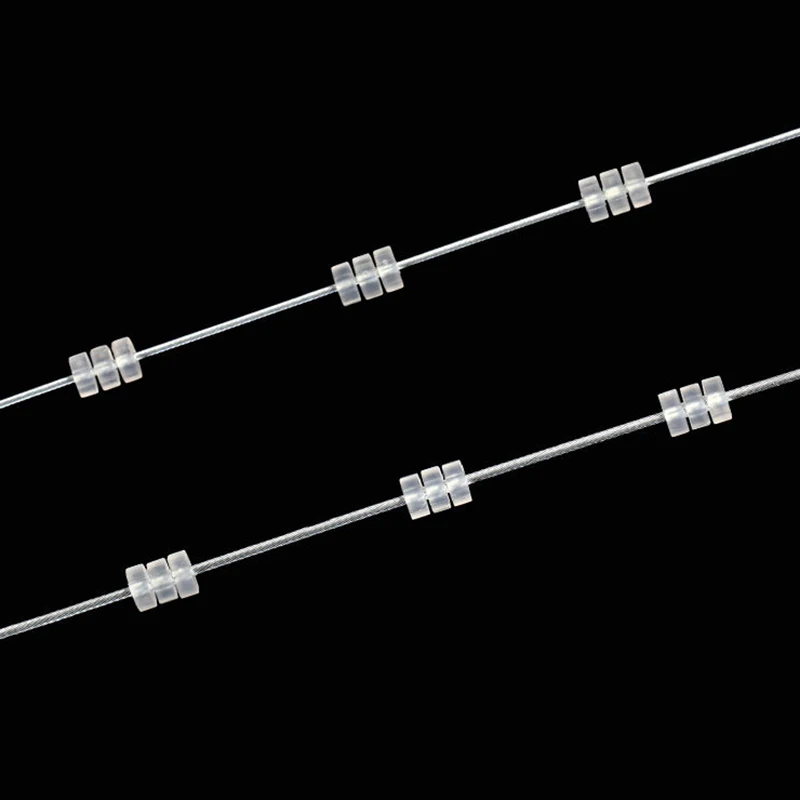 200pcs Road Bike Bicycle Speed Brake Shifting Inner Cable Clear Rubber O-Rings Set strong elasticity not sticky