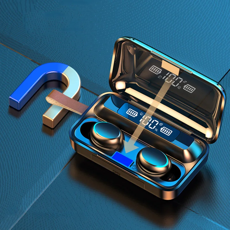Wireless Earbuds Bluetooth 5 0 In Ear Stereo USB C Quick Charge Wireless Headphones Sports Noise Reduction Headphone