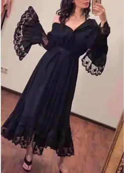 

Black White Long Dress Celebrity Sexy WOmen Night CLub Fashion Elegant Evening Party Dresses