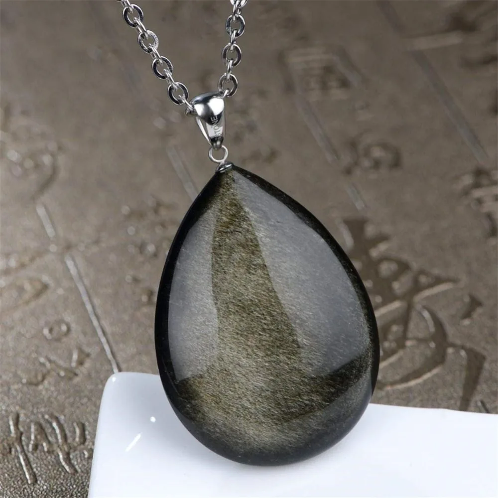 Gold Obsidian Pendant (5)