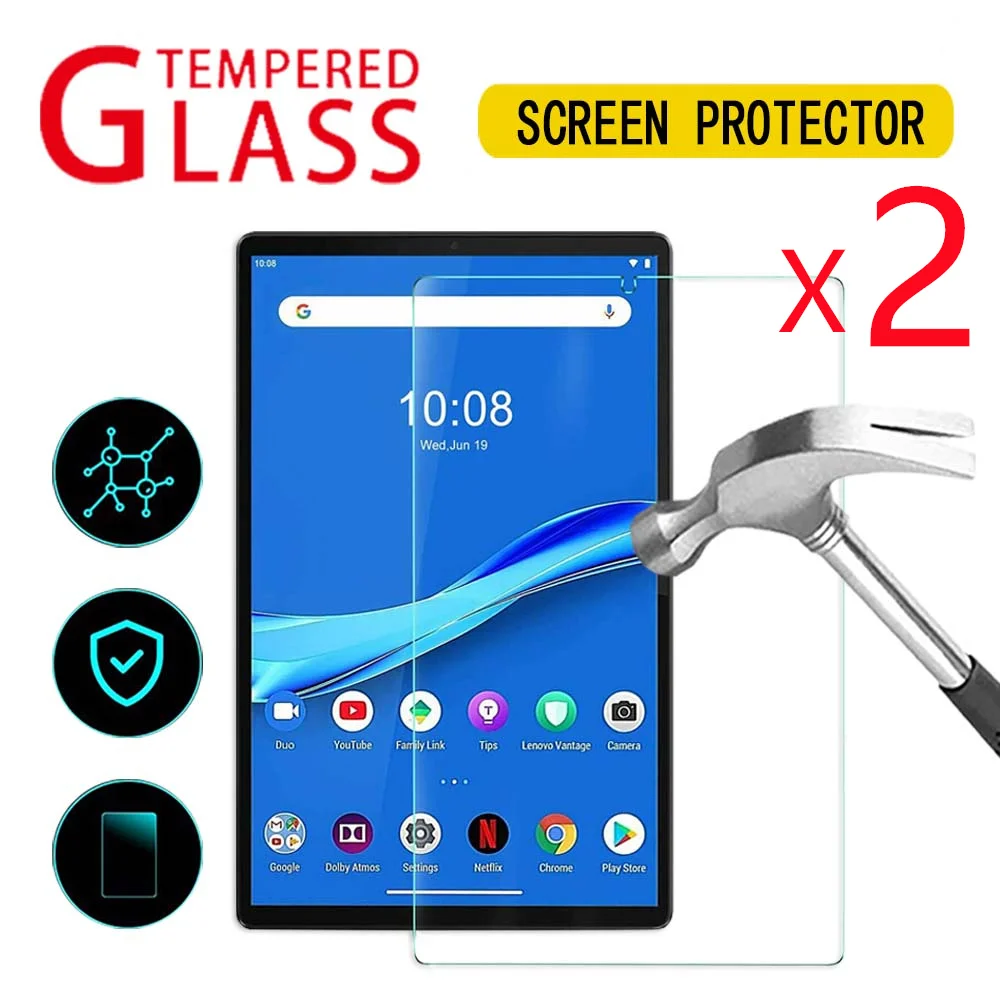 2 шт. Защитное стекло для планшета Lenovo TAB M10 Plus | Компьютеры и офис