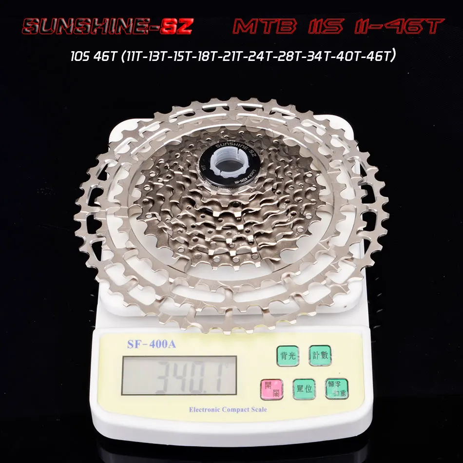 Shimano M6000 MTB 10 Geschwindigkeit SLR Fahrrad Kassette 11-46 T Breite Verhaltnis CNC Ultraleicht Freilauf Mountainbike M8000 | Спорт и