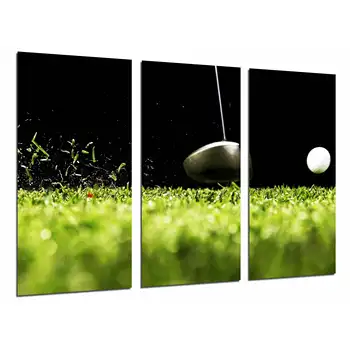 

Golf Ball,, Grass, Sport, photo print on wood, modern picture decorative 26665