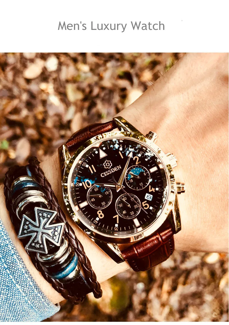 Мужские часы с хронографом,, люксовый бренд, мужские наручные часы MEITUO, многофункциональные Кварцевые спортивные часы, подарки для мужчин